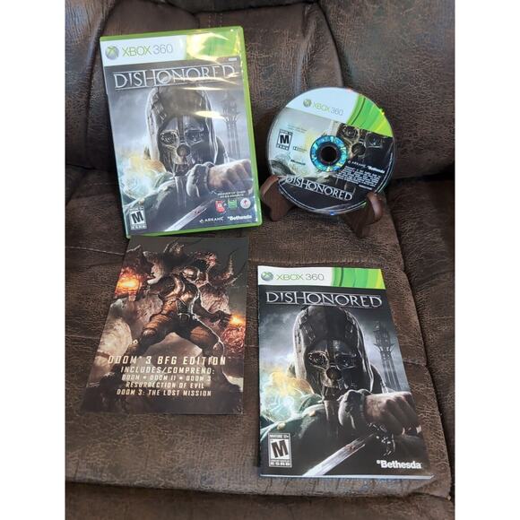 Dishonored Microsoft Xbox 360 - Complete CIB Video Game - Picture 1 of 2